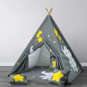 Dijital Baskılı Kızıldereli Çocuk Bebek Odası Oyun Çadırı Model: 047