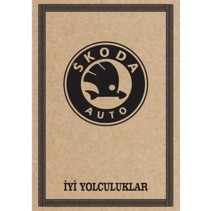 Oto Paspas Kağıdı Skoda Amblem Baskılı 100 Adet 35 x 50 cm