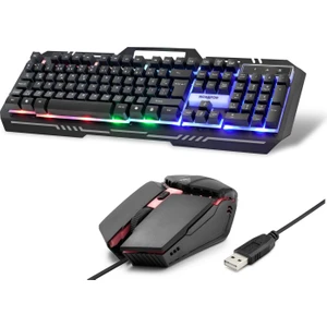 Novator HD865 USB Girişli Oyuncu Klavye + Mouse