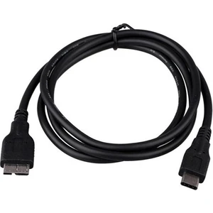 Type C USB 3.1 To Mikro USB B Harddisk Şarj ve Data Kablosu 1 Metre