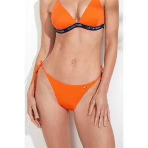 U.S. Polo Assn. Kadın Turuncu İpli Bikini Alt