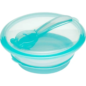 Vakumlu Tabak ve Kaşık Set Mint Yeşili
