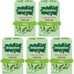 Yeşil Çay Yumuşak İçimli 5 x 20'li