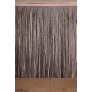 Akça Tekstil Düz İp Model Pudra Renk Hazır İp Perde 300 x 270 cm.
