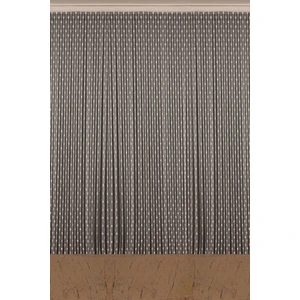 Akça Tekstil Küçük Puanlı Model Krem Renk İp Perde Hazır Düğmeleri Dikilmiş İp Perde 300 x 270 cm.