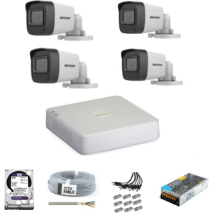 Haıkon 4 Kameralı Güvenlik Kamera Hazır Set 1TB 7/24 HDD