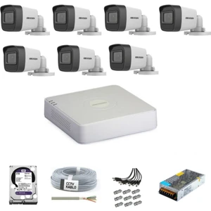 Haıkon 7 Kameralı Güvenlik Kamera Hazır Set 1tb 7/24 Hdd-1tb Kayıt Kapasiteli Sistem