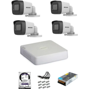 4 Kameralı Güvenlik Kamera Hazır Set 1tb 7/24 HDD