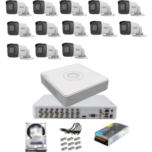 13 Kameralı Güvenlik Kamera Hazır Set 2tb 7/24 Hdd-2tb Kayıt Kapasiteli Sistem