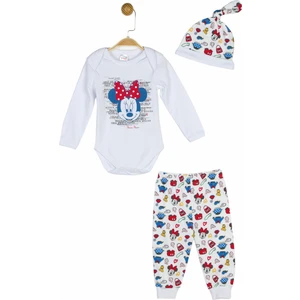 Minnie Mouse Lisanslı Bebek 3'lü Takım 18364