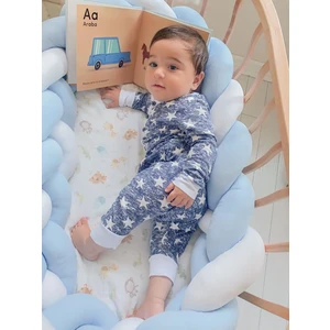 Bebek Lacivert Yıldızlı Tulum Unisex