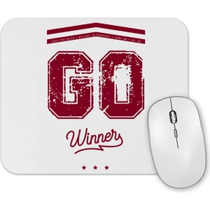 Baskı Dükkanı Go Winner Red Mouse Pad