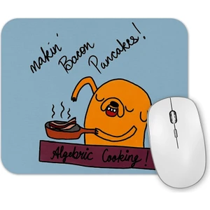Baskı Dükkanı Adventure Time Making Bacon Pancakes Mouse Pad