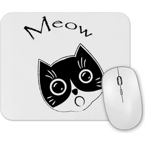 Baskı Dükkanı Cat Meow Kedi Mouse Pad
