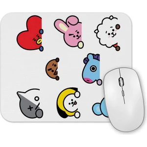 Baskı Dükkanı BT21 Bts Mouse Pad