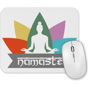 Baskı Dükkanı Namaste  Yoga Mouse Pad