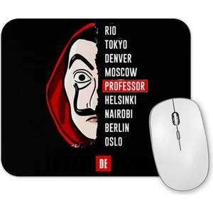Baskı Dükkanı La Casa De Papel Profesör Mouse Pad