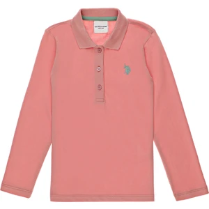 U.S. Polo Assn. Kız Çocuk Coral Sweatshirt Basic