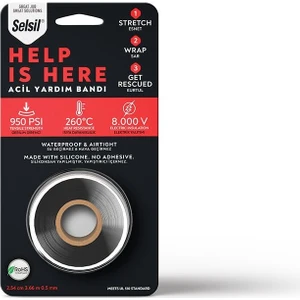 Acil Yardım Bandı 25,4mm x 3,36M