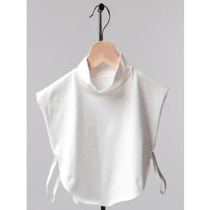 ALLURİNG Beyaz Tesettür Boyunluk - Pamuk Penye