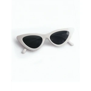Cat Eye Retro Güneş Gözlüğü (Beyaz)
