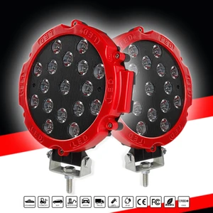 Off Road Projektör Bar Spot Delici Cree 17 LED 51 W Ön Arka Sağ Sol Aydınlatma
