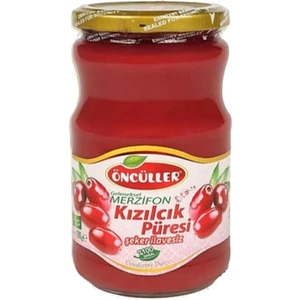 Marmelat Kızılcık Püresi (Şekersiz) 360  gr Öncüller Marmelat Kızılcık Püresi