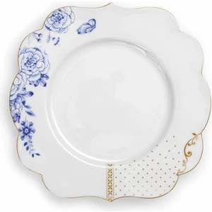 Pip Studio Royal Beyaz - Mavi Renkli Kahvaltı Tabağı 23,5 cm.