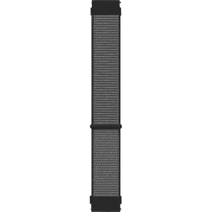 Samsung Galaxy Watch 4 44MM Hasırlı Kordon Woven Sport Loop Gri