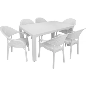 Elit Rattan 90 x 150 cm Eylül Koltuk Masa Takımı