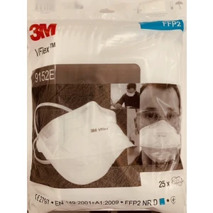 3m 9152E Ventilsiz Toz Maskesi 25'li
