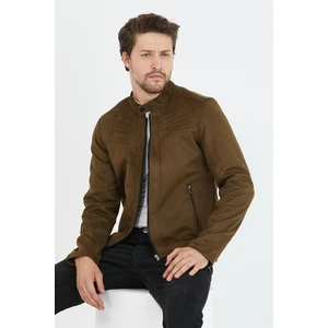 Mero Life Erkek Haki Yeni Sezon Süet Ceket