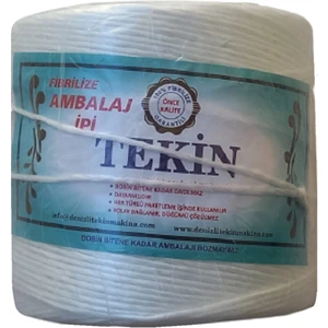 2 Kg. Beyaz Renk Naylon Plastik Fibrilize Ambalaj Ipi. 2000GR