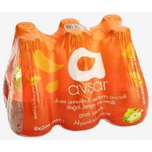 Düşes Armudu & Nektarin Aromalı Soda 6'lı 200 ml
