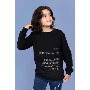Toontoy Kids Toontoy Erkek Çocuk Kabartma Baskılı Sweatshirt
