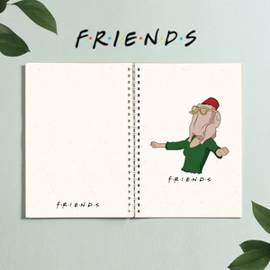 Paytak Moda Friends Dizi Monica Defter Tasarım Spiralli A5 96 Yaprak Çizgisiz Defter Friends Dizi Monica Defter Tasarım Spiralli A5 96 Yaprak Çizgisiz Defter PYTKDT02810
