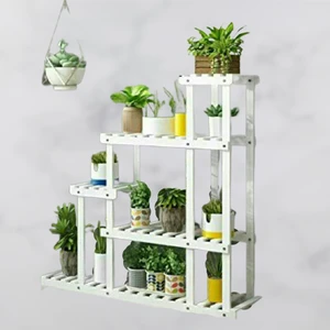 Dembey Ahşap Atölye Ahşap Çiçeklik Modelleri Bahçe Balkon Salon Mobilya Dekoratif Sehpa Saksılık