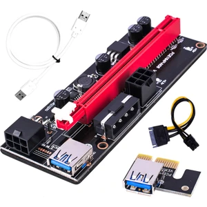 Zauss V009 Riser 1X-16X Yükseltici Genişletici Mining Rig Pcı-E Ekran