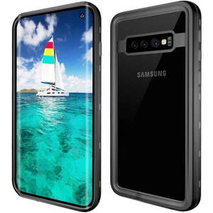 Mobaxaksesuar Samsung Galaxy S10 Plus Kılıf Toz Kir Su Geçirmez Kapak