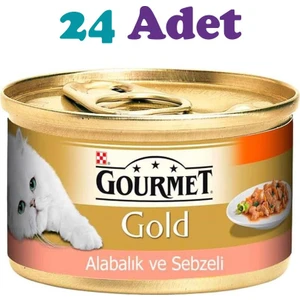 Gourmet Gold Purina Gourmet Gold Parca Etli Alabalikli Yas Kedi Mamasi. 85 gr