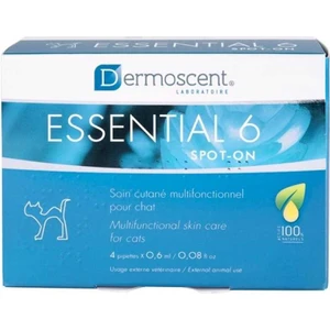 Essential 6 Kediler Için Deri Bakımı ve Koku  Damla
