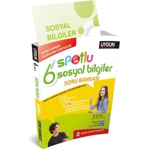 Sadık Uygun Yayınları 6. Sınıf Yeni Spotlu Sosyal Bilgiler Soru Bankası + Kavram Haritaları
