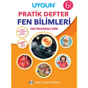 Sadık Uygun Yayınları 6. Sınıf Yeni Pratik Defter Fen Bilimleri