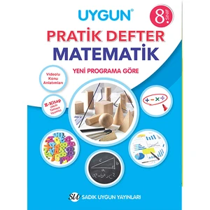 Sadık Uygun Yayınları 8. Sınıf Yeni Pratik Defter Matematik