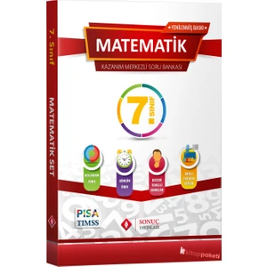 Sonuç Yayınları  7.Sınıf Matematik Modüler Set 2021-2022 Ortaokul