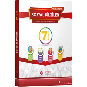 Sonuç Yayınları  7.Sınıf Sosyal Bilgiler Modüler Set 2021-2022 Ort