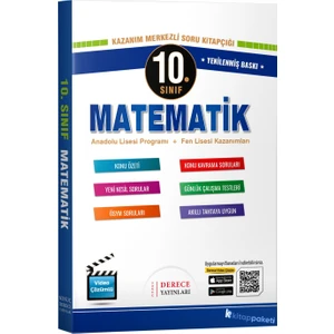 Derece Yayınları 10.sınıf Matematik Modüler Set 2021-2022 Derece Yayınları
