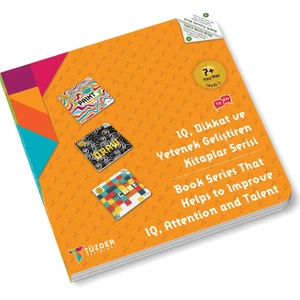 7+ Yaş Seti Level 1 - IQ Dikkat ve Yetenek Geliştiren Kitaplar Serisi