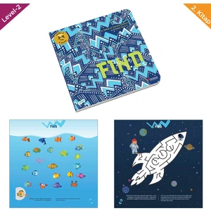 TÜZDER Yayınları FIND (3-4 Yaş) - IQ, Dikkati Güçlendirme Seti-Anasınıfı | Türkçe-İngilizce