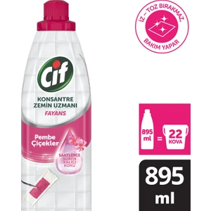 Konsantre Zemin Uzmanı Fayans Pembe Çiçekler 895 ml